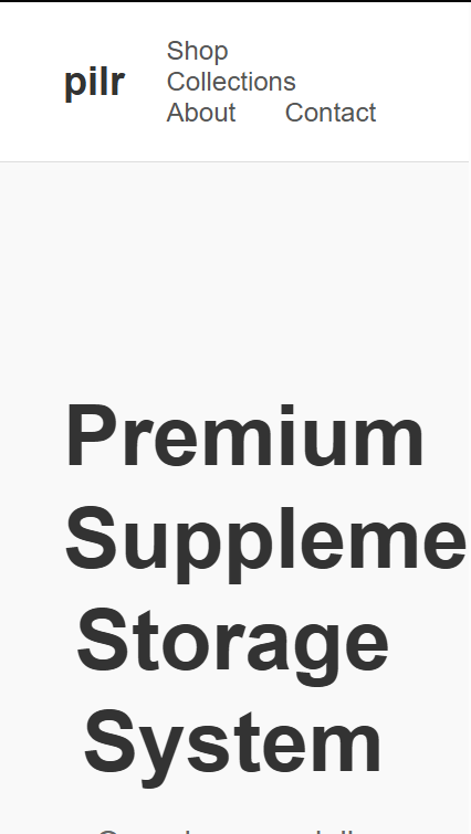 Old website mobile layout problem
